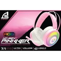 ราคา SIGNO HP-824P PINKKER E-Sport 7.1 Surround Sound Gaming Headphone (Pink) (8255734564)