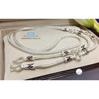 ราคา สร้อยคอเงินแท้92.5% สร้อยเส้นใหญ่ ลายเปีย ห้อยพระ 5 องค์ ลงยา น้ำหนัก 2.5 บาททองตัน (งานไทย) :SM0091 (1586606177)