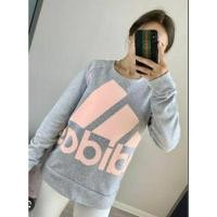 ราคา เสื้อสเวตเตอร์ ADIDAS สีเทา ของแท้มือสอง (25225031156)