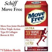 ราคา Exp:12/2027Schiff Move Free Joint Health Ultra Triple action 75เม็ด วิตามินบำรุงกระดูก ข้อต่อ (46860136438)