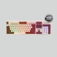 ราคา Rexus K9E Battlefire V2 Gaming Keyboard ขนาดเต็ม - สีน้ําตาลครีม V2 (54006415745)