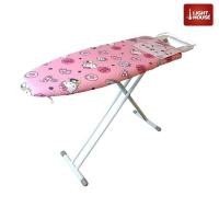 ราคา โต๊ะรีดผ้าไอน้ำธรรมดา ปรับได้ 7 ระดับ #P1336HT10 แบบยืนรีด ลาย Hello Kitty (24260935484)