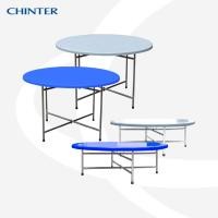 ราคา CHINTER TB1,TB3โต๊ะจีนพลาสติก120ซม.เกรดA พร้อมขาตั้งโต๊ะเหล็กแป๊บ อย่างหนา และโต๊ะจีนพับได้ สกรีน/ไม่สกรีน (5318553609)