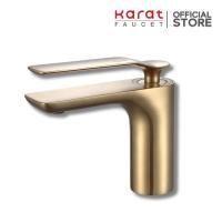 ราคา Karat Faucet ก๊อกผสมอ่างล้างหน้า สีทองด้าน รุ่น KF-01-620-41 (7577335038)