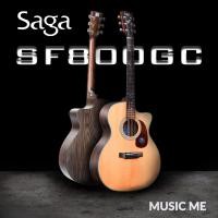 ราคา กีต้าร์โปร่ง Saga SF800GC (9364405796)