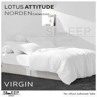 ราคา ชุดผ้าปูที่นอนพร้อมผ้านวม LOTUS ATTITUDE รุ่น NORDEN : สี VIRGIN (25163231627)