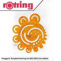 ราคา Rotring Ruler Template / Screen Printing Art.842 683 DIN 250 0.5m (29437911056)