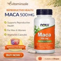ราคา Now Foods, Maca, 500 mg, 100 Capsules (19024889399)
