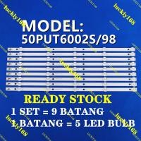 ราคา ใหม่ 1 ชุด 50PUT6002S/98 50 "LED TV Backlight / Lampu TV 50PUT6002 50PUT6002S (52659995006)