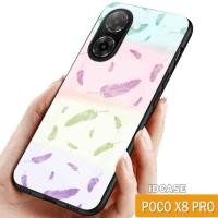 ราคา Softcase Glass Glitter Glass สําหรับ POCO X8 PRO - Casing Hp Poco X8 Pro - K112 (56460482340)