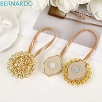 ราคา BERNARDO Magnetic Curtain Holdback Clip, Sparkling Crystal Attractive Design Curtain Tieback Fasteners, Flower Shape Magnet Fastening Flower Type Curtain Buckle Clip Home Decor (54657777281)