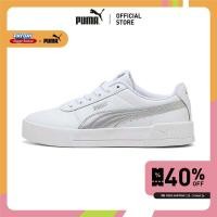 ราคา PUMA BASICS - รองเท้ากีฬาผู้หญิงวัสดุหนัง Carina สีขาว 37032555 (26366176641)
