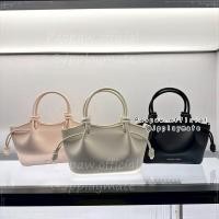 ราคา กระเป๋า Charles & Keith รุ่น CK2 Sammie Knotted-Handle Tote Bag แท้จากชอป พร้อมถุงกระดาษ (48655346348)