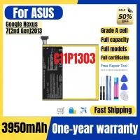 ราคา C11P1303 สําหรับ ASUS Google Nexus 7 (2nd Gen) 2013 แบตเตอรี่คุณภาพสูงความจุสูงเปลี่ยนแบตเตอรี่ Bateria เกรด A โทรศัพท์มือถือ (50860631069)