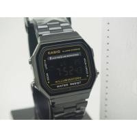 ราคา Casio Digital รุ่น : A168WEGB-1BEF สายสีดำ/กรอบสีดำ (ฺBlack) (1656029462)
