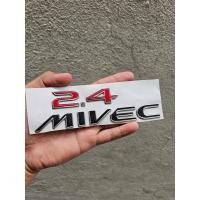 ราคา ️TEM ️R Grandis and Mivec 2.4 ตัวอักษรนูน (พลาสติก) วางด้านหลังรถ Mitsubishi Grandis (57060405582)