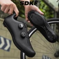 ราคา เอสดีเคเอฟ ⚡ขายร้อน⚡ COD MTB SP รองเท้าปั่นจักรยานถนนสีขาวทําจากเส้นใยพิเศษสําหรับการระบายอากาศและความต้านทานการระบายอากาศ (54660120851)