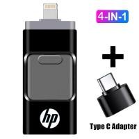 ราคา HP 2TB 4in1 OTG USB แฟลชไดรฟ์, ไดรฟ์ปากกา 1Tb 512GB 256GB 128GB เหมาะสําหรับมือถือ Android PC ปากกาไดร์เวอร์ (51910734980)