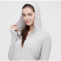 ราคา พร้อมส่ง ‼️Uniqlo เสื้อฮู้ด Women AIRism Mesh UV Cut ของแท้ ป้ายญี่ปุ่น (15211454776)