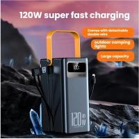 ราคา Power Bank 80000mAh 120W ใช้ได้กับทุกรุ่นทุกยี่ห้อ มีไฟ LED พกพาสะดวก แบตสํารอง พาวเวอร์แบงค์ (26740248836)