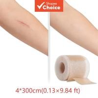 ราคา เทปปิดรอยแผลเป็นกันน้ําแบบมองไม่เห็น 4 ซม. x 300 ซม., แผ่นแปะปกปิดสีผิวสําหรับแผลผ่าคลอด แผลไฟไหม้ และสิว (28844683036)