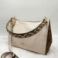 ราคา COACH MIA SHOULDER BAG WITH SIGNATURE CANVAS DETAIL (4813731509)