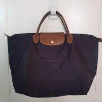 ราคา กระเป๋า Longchamp Plepliage หูสั้น มือสอง สีม่วง ไซส์M (2781860327)