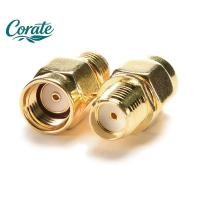ราคา [Crate] RP SMA Male Plug to SMA Female Ja Straight RF Coax Adapter Connector Converter (47559321291)