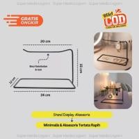ราคา ขาตั้งแสดงอุปกรณ์เสริมสไตล์มินิมอล - สร้อยข้อมือและสร้อยคอชั้นวางอุปกรณ์เสริมนาฬิกา (47008197121)