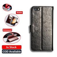 ราคา หนังคลาสสิกสําหรับ Apple iPhone 5s SE 2016 กระเป๋าสตางค์ Vintage Folio Case Flip Cover ปิดแม่เหล็ก Kickstand ช่องใส่การ์ด (50810185725)