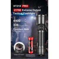 ราคา ไฟฉาย KLARUS XT21X PRO สว่างสูง 4400 lm แบตจุสูง 5000 mAh ชาร์จอุปกรณ์ได้ Full SET (26775550162)
