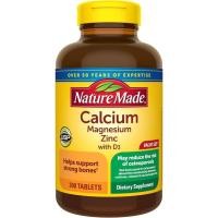 ราคา Nature Made Calcium Magnesium Zinc with Vitamin D3, Dietary Calcium Supplement for Bone Support, 300 Tablets (48360959930)