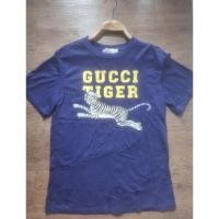 ราคา เสื้อยืดคอกลมแขนสั้นสีม่วงเข้มลายGUCCI(ตำหนิ2จุด)อก38ยาว27(งานมือสอง)26 (28728678304)