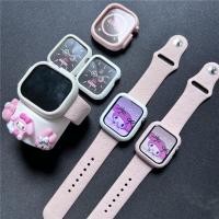 ราคา สําหรับ iWatch Ultra 49 มม. 45 มม. 44 มม. 41 มม. 40 มม.S9 S8 SE3 Sanrio MyMelody สายนาฬิกาข้อมือ แบบนิ่ม (23284328909)