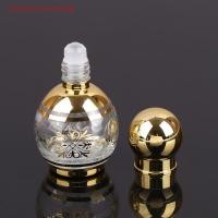 ราคา (Takashiseedling) 15ml Roll On Bottle Glass Mini Container Portable Blending Perfume Bottle Gold Empty Roll-On Bottle Pattern Random (52760448960)