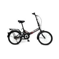 ราคา Turbo Bicycle จักรยานพับได้ รุ่น 20" STEEL มีโช๊ค (สีดำ) (300667585)