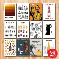 ราคา โปสเตอร์ เบียร์ Beer เหล้า เครื่องดื่ม โปสเตอร์ติดผนัง ร้านค้า ผับบาร์ (A3) ภาพชัด ส่งไว (24450566530)