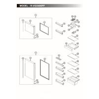 ราคา อะไหล่แท้ศูนย์/ชั้นวางกระจกตู้เย็นฮิตาชิ ตำแหน่ง 28 /HITACHI/GLASS-SHELF-R/ใช้กับรุ่นR-VG400PD /PTR-VG470PN*014 (25594327060)