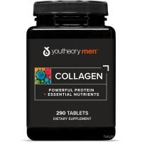 ราคา Youtheory Mens Collagen 5000 mg Hydrolyzed Collagen Peptides with Amino Acids C & Port Joint Hair & Nail Health* 290 เม็ด (48Day ply) (51560866913)