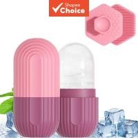 ราคา Ice Roller & Face Brush Set: ลดผิวหน้า & Eye Puffiness Massage for Skin Texture & Brightening, Silicone Cleanser with Scalp Massage (47658116474)