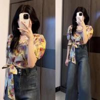 ราคา Chemisegrace พร้อมส่งจากไทยเสื้อเชิ้ตลายดอกสีชมพู เสื้อเชิ้ตแขนยาวผ้าชีฟองเสื้อ เกาหลีแฟชั่นผู้หญิง 99036 (29731456632)