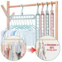 ราคา GANTUNGAN NEW MODEL Magic Hanger 9 in 1 ตู้เสื้อผ้า ไม้แขวนเสื้อ Wonder Hanger ทันที (27781638851)