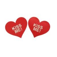 ราคา (พร้อมส่ง)ที่ปิดหัวนม KISS ME สติ๊กเกอร์ปิดหัวนม 1คู่ ผ้าปิดหัวนม ส่งไว (9304536547)