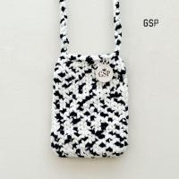 ราคา GSP Lucky mini bag กระเป๋า ถักโครเช สีน้ำเงิน ขาว P9XYBL (26693750306)