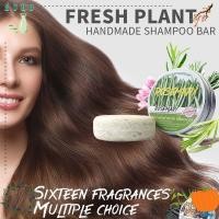 ราคา SUHU Polygonum Multiflorum Shampoo, Natural Organic Hair Regrowth Ginger Shampoo Bar, Anti-dandruff Hair Loss Anti-itching Shampoo Bar สําหรับผู้ชาย (48008463126)