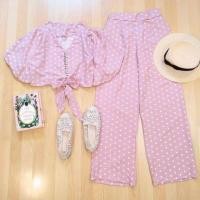 ราคา Set เสื้อแขนบอลลูนสวยมากก กระดุมมุขแกะได้ทุดเม็ด (2427760949)
