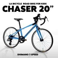 ราคา จักรยานเสือหมอบเด็ก LA BICYCLE CHASER ล้อ 20 นิ้ว 7speed เฟรมอลูมิเนียม (45509329148)