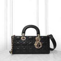 ราคา สินค้าแท้มือสอง กระเป๋า Dior Princess Diana กระเป๋าถือ กระเป๋าสะพายข้าง กระเป๋าผู้หญิง กระเป๋าสีดำ (44301183146)
