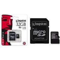ราคา Kingston Micro SD Card เมมโมรี่การ์ด 32gb(Class 10)ของแท้!!รับประกันศูนย์ (2235504816)