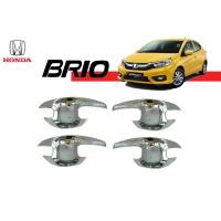 ราคา เบ้าประตู/กันรอยประตู/เบ้ารองมือเปิดประตู ฮอนด้า บริโอ้ Honda Brio ชุปโครเมี่ยม (7841657051)
